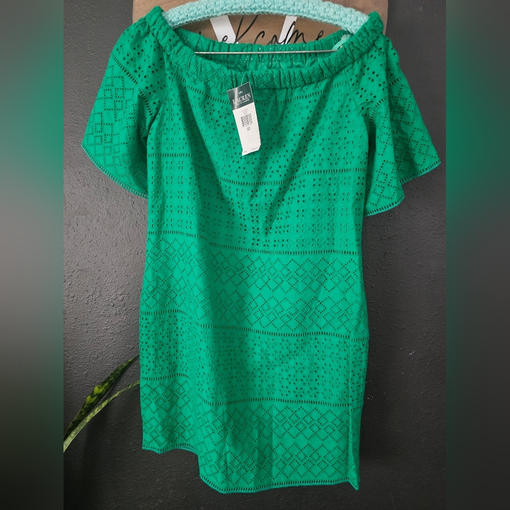 Ralph Lauren eyelet mini dress - Picture 7 of 8